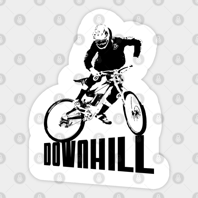 downhill freeride Sticker by hottehue